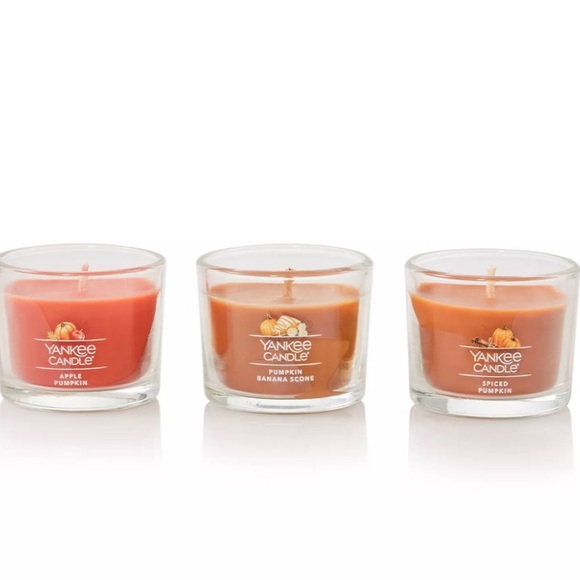🆕🍂 YANKEE CANDLE “PUMPKIN SEASON” MINI CANDLE COLLECTION! BRAND NEW IN BOX! - Picture 3 of 11